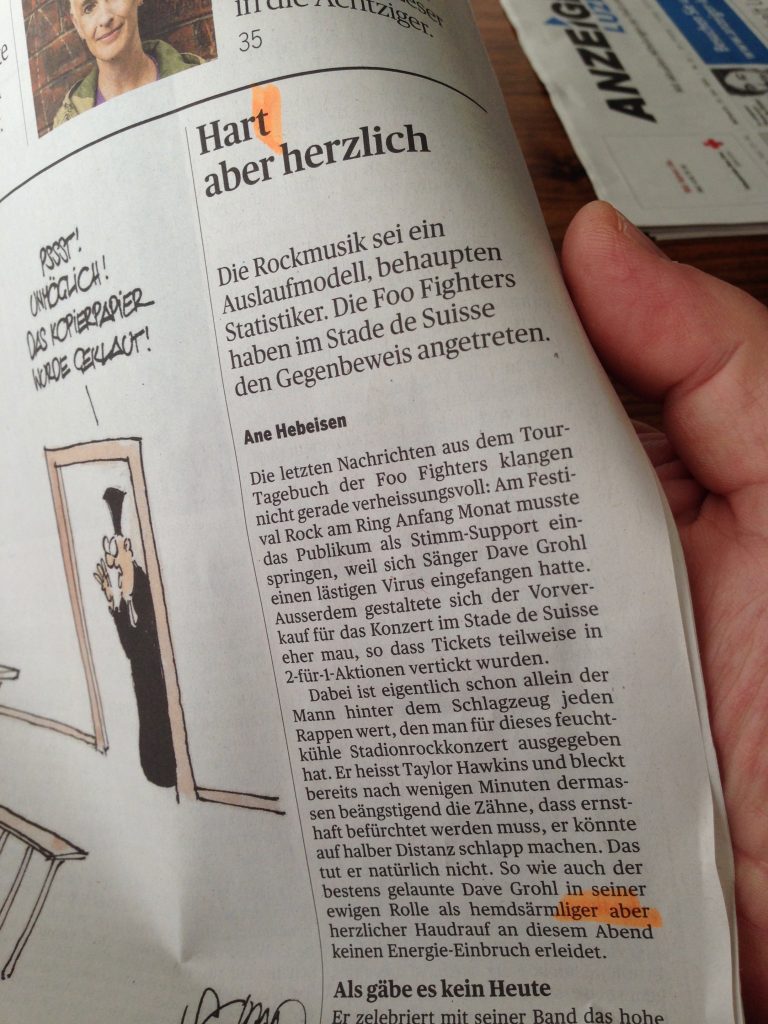 Blog-Thema Tages-Anzeiger
